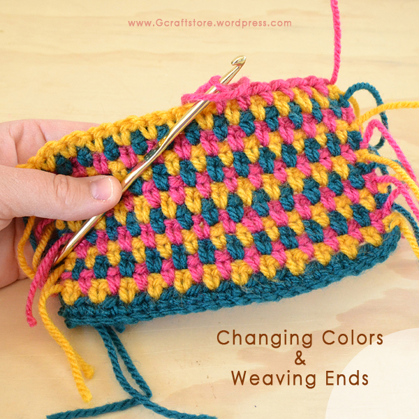 changing crochet colors